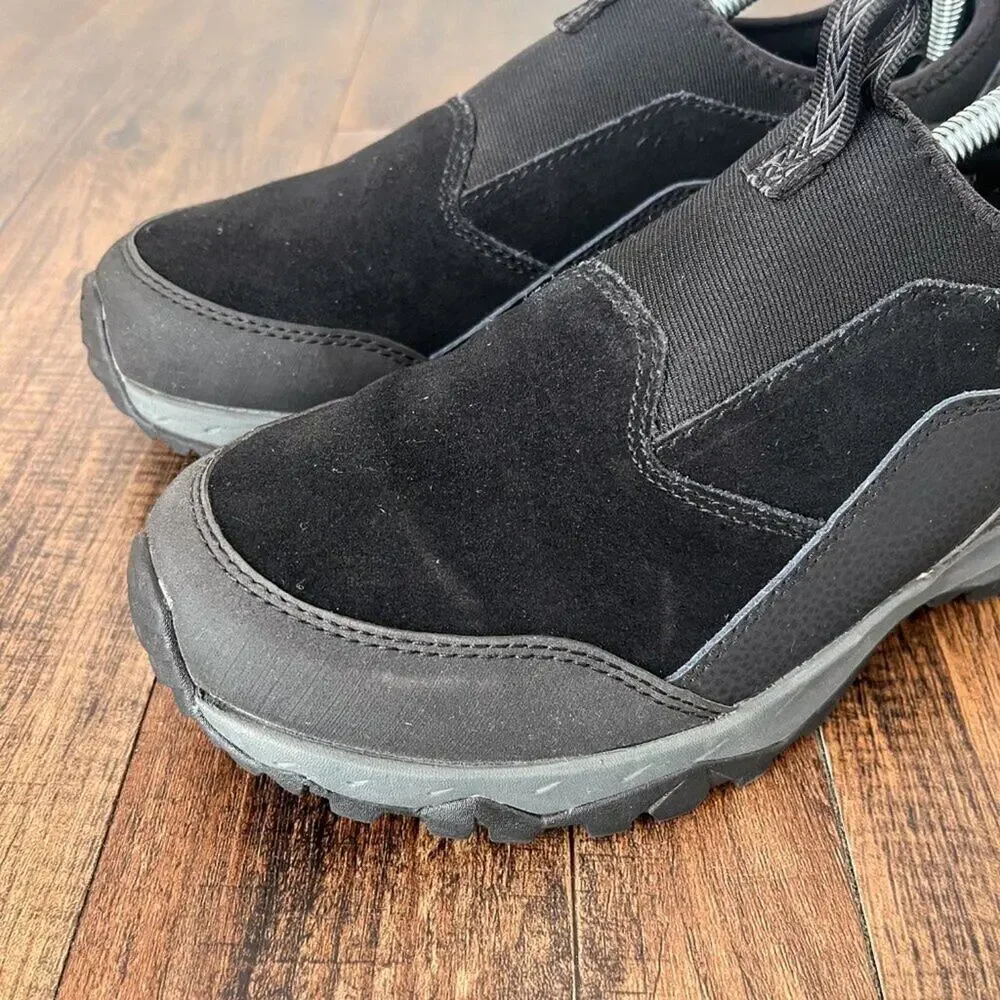 Merrell Icepack Polar Moc Waterproof Suede Slip On Shoe J95057 Size 8.5 Black